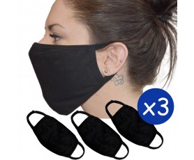 ΠΡΟΣΤΑΤΕΥΤΙΚΗ ΜΑΣΚΑ ΠΡΟΣΩΠΟΥ ΠΟΛΛΑΠΛΩΝ ΧΡΗΣΕΩΝ ΒΑΜΒΑΚΕΡΗ ΠΛΕΝΟΜΕΝΗ σετ 3 τεμαχιων KΑΙ ΔΩΡΟ 1 ΚΑΘΑΡΙΣΤΙΚΟ ΤΖΕΛ ΧΕΡΙΩΝ